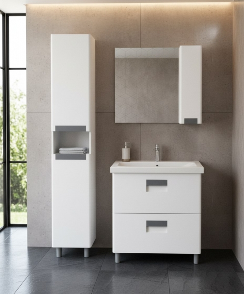 115.11 Шкаф зеркальный 80 Сорренто 